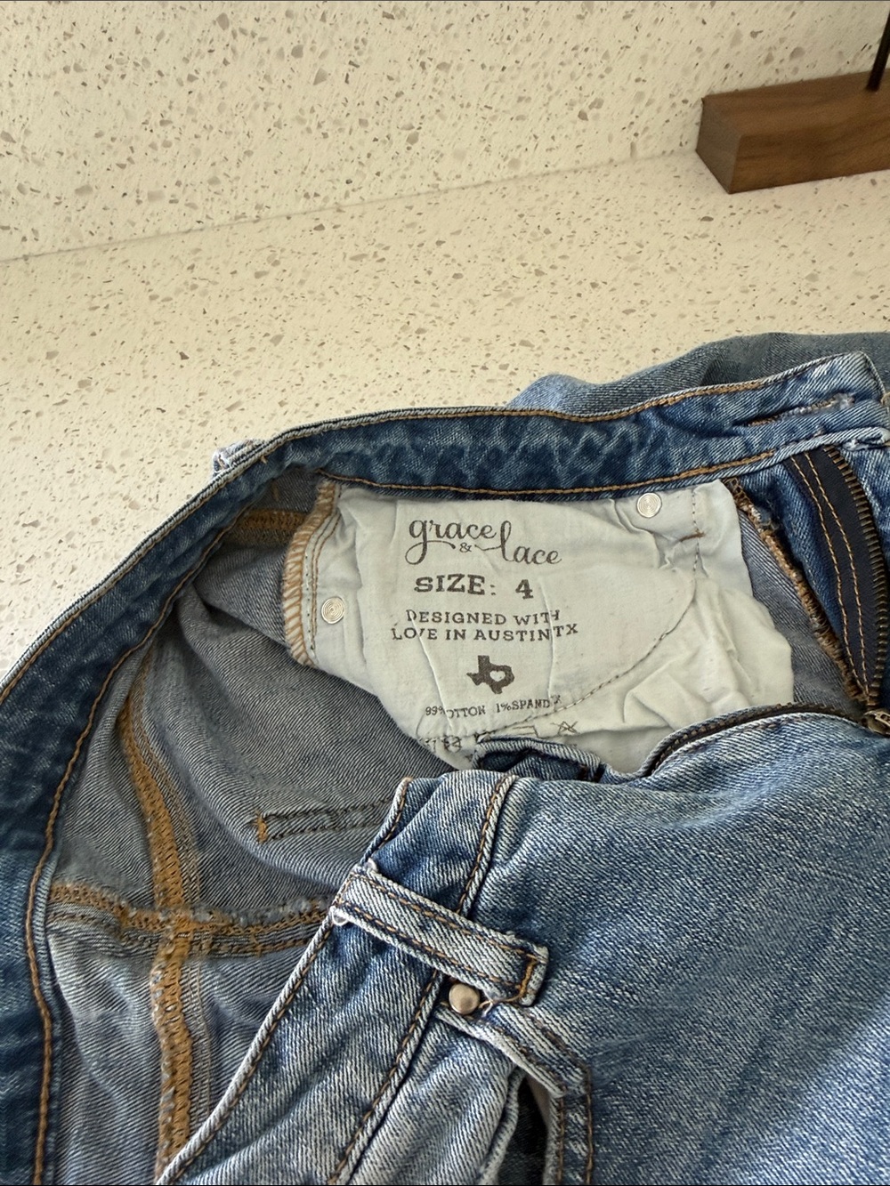 Grace & Lace Light Blue Denim Jeans